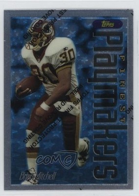 1996 Topps Finest Brian Mitchell #25 6oq