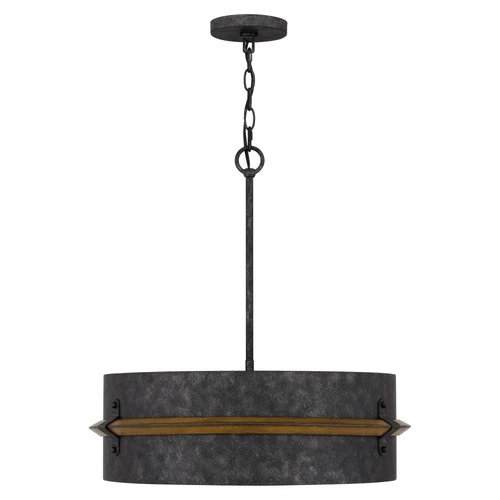 Quoizel QOP5336 Lariat 3 Light 21"W Pendant - Old Black Finish - Picture 8 of 9