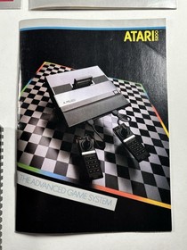 Football 1982 (Atari 5200) Complete CIB Cartridge Manual Both Playbooks Untested