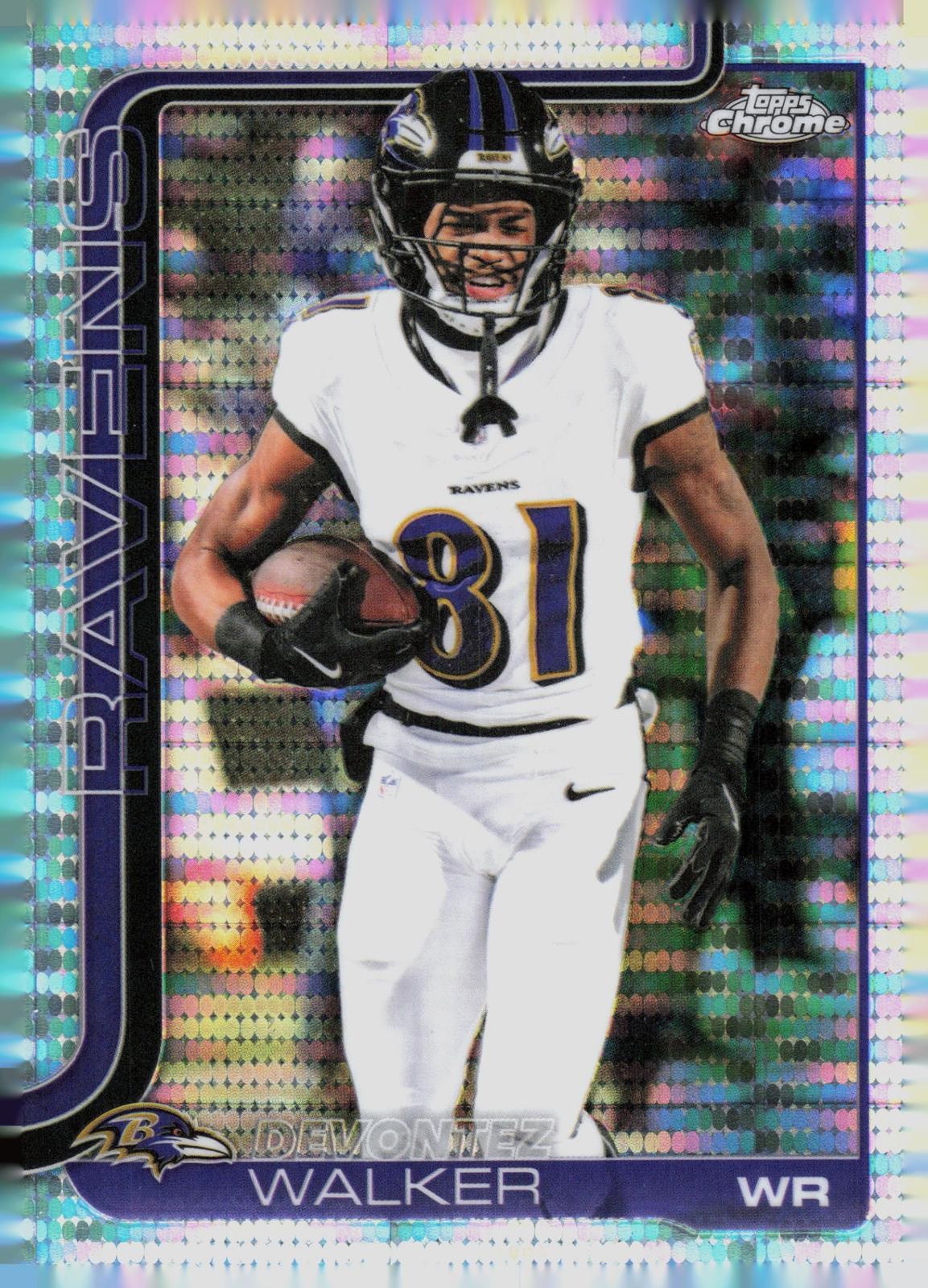 2025 Topps Chrome #26 Devontez Walker Pulsar Refractor