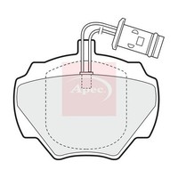 Apec BremsbeläGe Heck FüR Land Rover Defender 1990-2016 (R90) PAD582