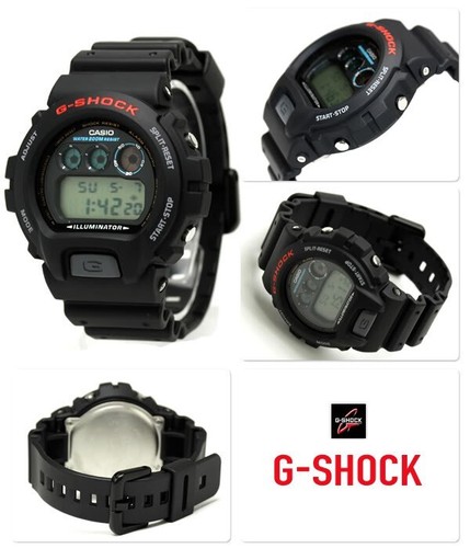 CASIO DW6900-1V Mens Classic G-SHOCK Black Resin Digital Chronograph Sport Watch - Picture 2 of 5