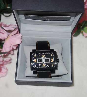 Montres De Luxe Men's 1690CR ORANGE 16:9 Estremo Chrono WATCH NEW