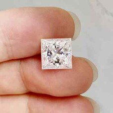 2 Ct Princess Cut VVS1 Moissanite Loose Stone D color