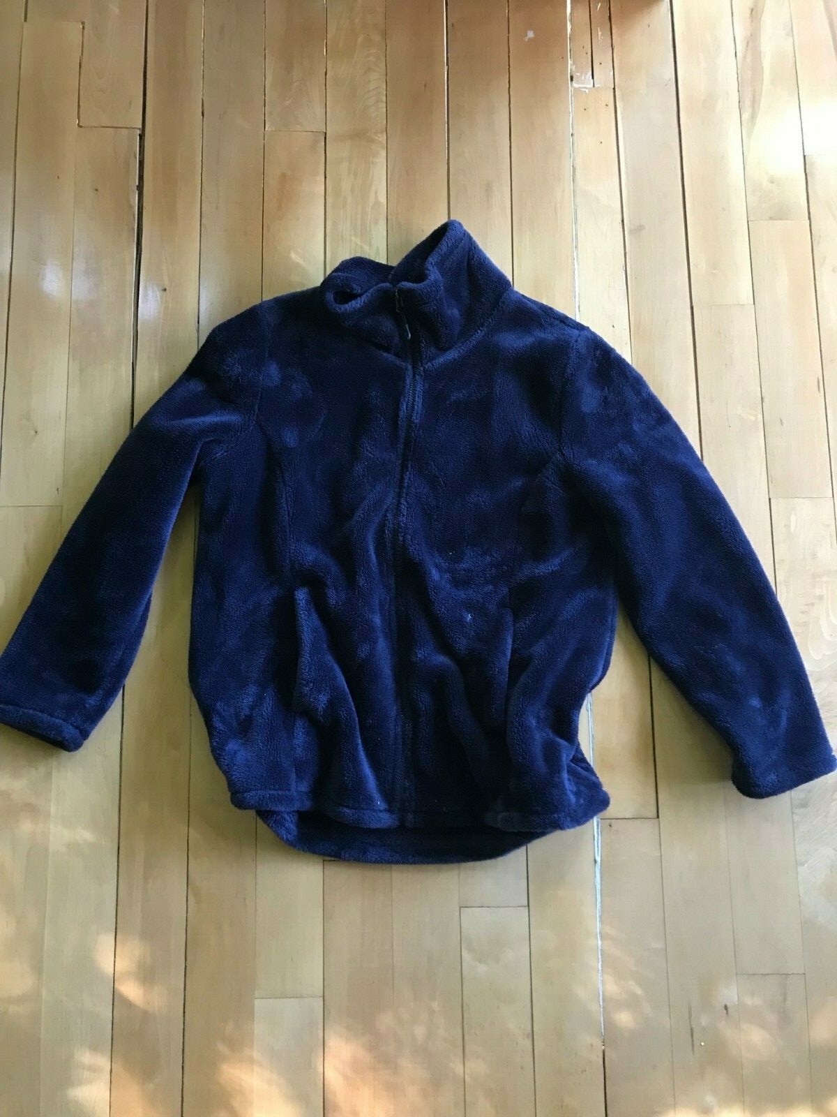 32 Degrees Heat Navy Blue Fleece Zip Up Jacket Gem