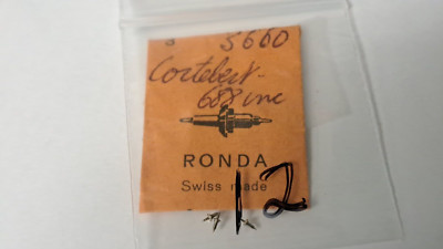 Cortebert 5660 688 balance staff Ronda Swiss Made