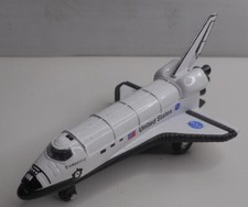 Playmaker Toys NASA US White Space Shuttle Diecast Rocket Figurine 5" L x 3-1/4"