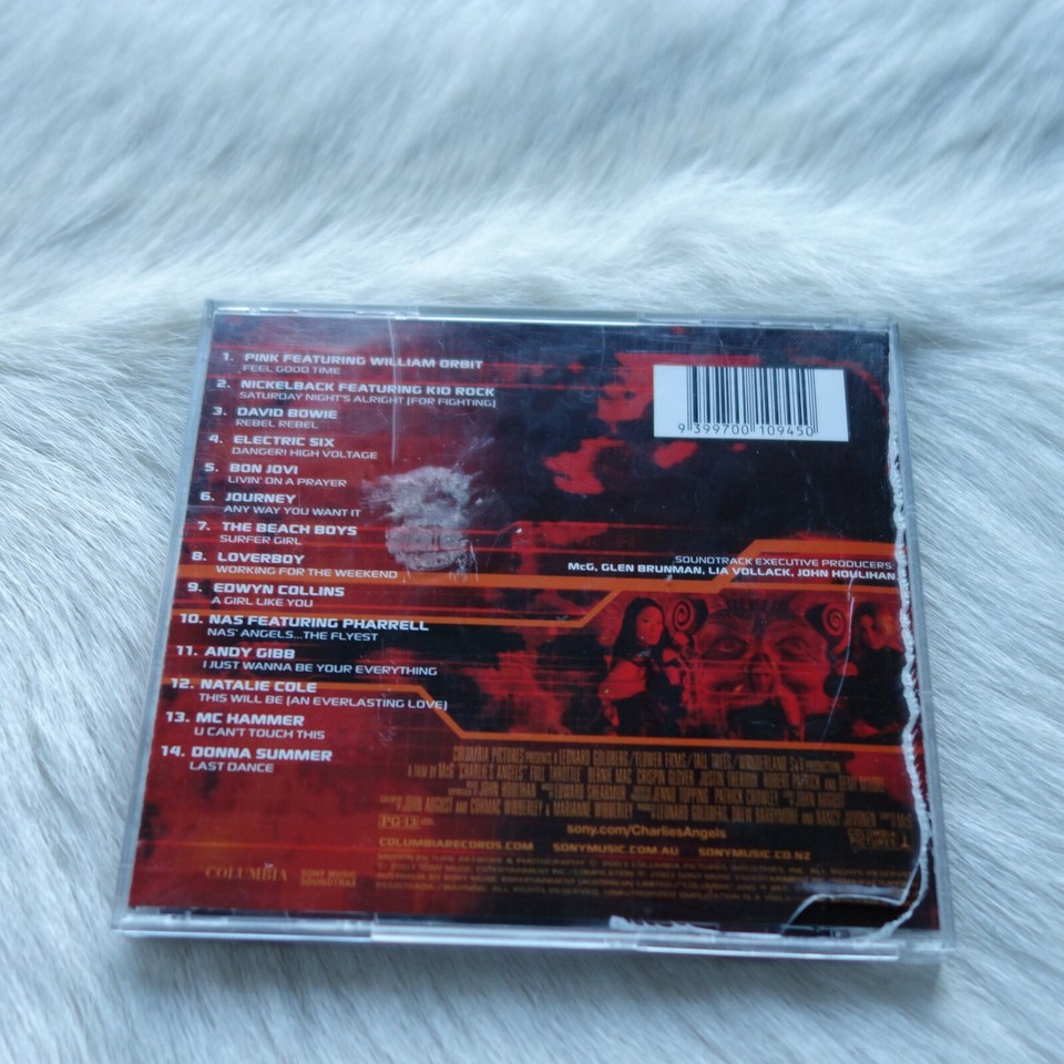 CHARLIES ANGELS FULL THROTTLE SOUNDTRACK Cd Charlies Angels Movie Soundtrack eBay