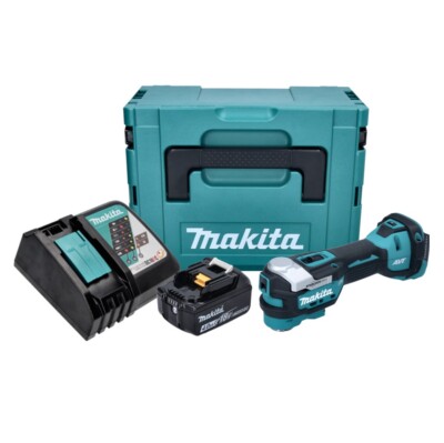 Makita DTM 52 RM1J Multifunktionswerkzeug 18V Starlock Max + 1x Akku 4Ah + Lader