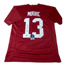 MALACHI MOORE SIGNED ALABAMA CRIMSON TIDE CUSTOM JERSEY BECKETT BAS COA BH088437