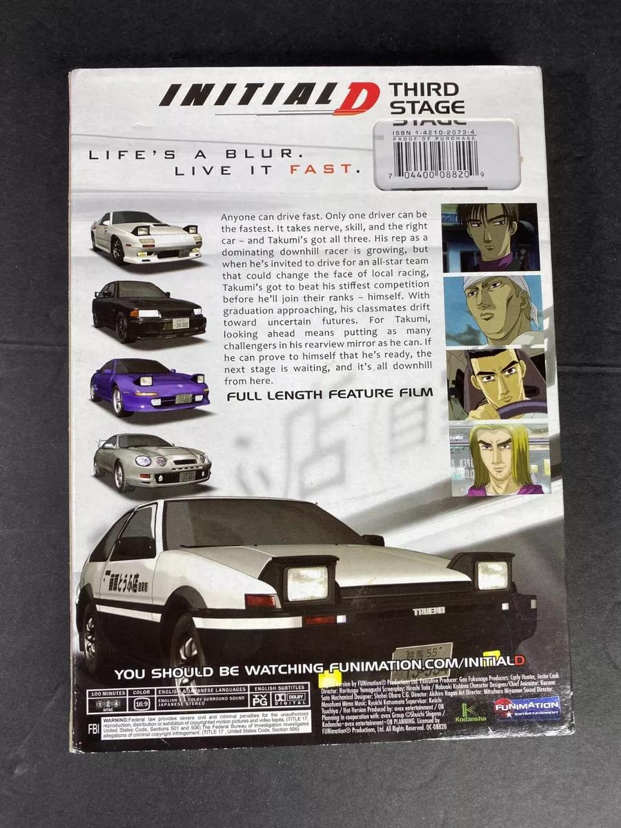 Initial D Stage Series Complete Blu-ray Anime Limited BOX First - Final  Stage