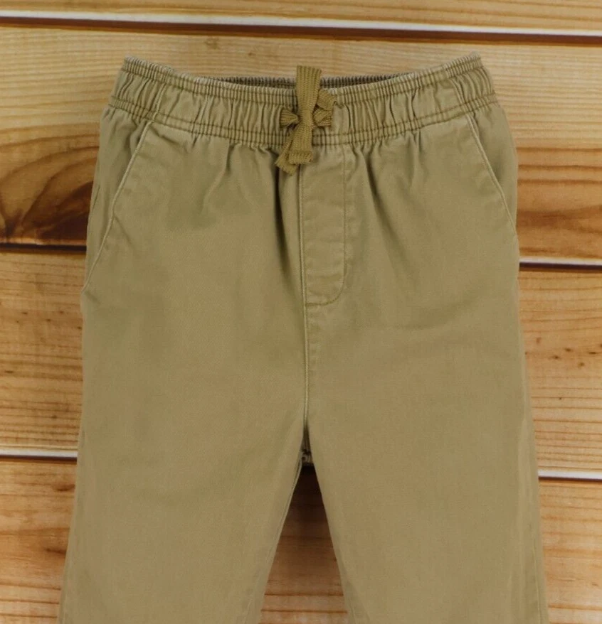 Calça jogger Faded Glory masculina tamanho M marrom algodão bolsos cordão cintura elástica - Imagem 3 de 4