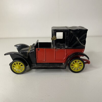 Rare Miniature Rami JMK – Taxi De La Marne Renault 1907 – Variante Grandes Roues Jaunes – 1/43