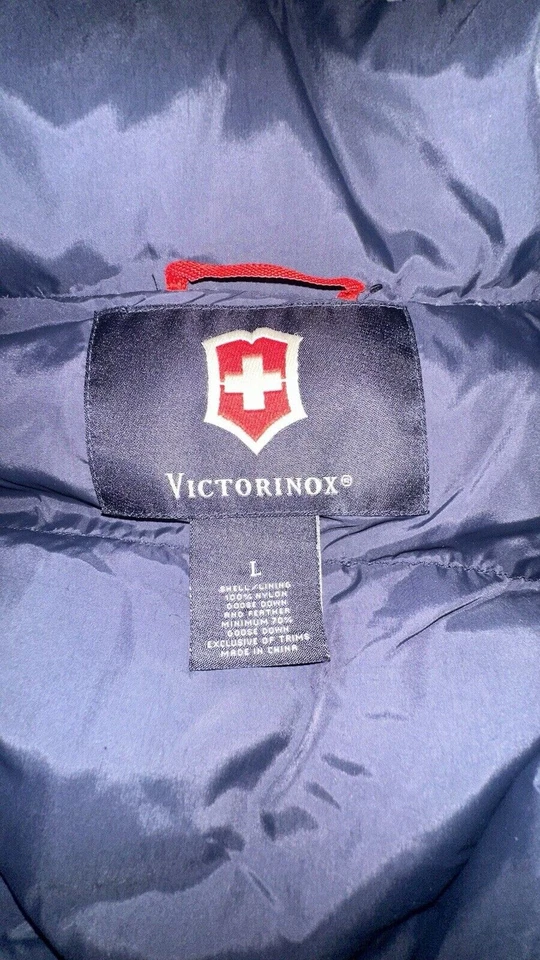 Chaqueta acolchada Victorinox azul marino talla grande Foto 4 de 4