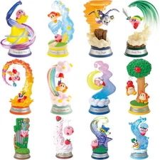 Original Re-Ment Kirby Figures Swing Kirby Star PVC Action Doll Model Toys Gifts