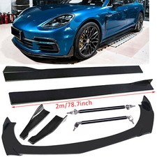 For Porsche Front Bumper Lip Splitter 78.7side Skirt Rear Rear Bumper Lip For Porsche Front Bumper Lip Splitter 78.7side Skirt Rear Rear Bumper Lip