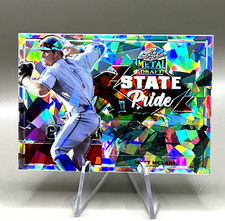 2021 Leaf Metal Draft MATT MCLAIN State Pride crystal parallel  Auto Reds