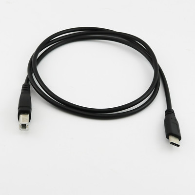 1x USB-C 3.1 Type C Male to USB 2.0 B Type Male Adapter Data Cable Phone Printer