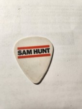 SAM HUNT Signature Guitar Pick 15 In A 30 Rare 2017 Tour Stage Plectrum BURKE