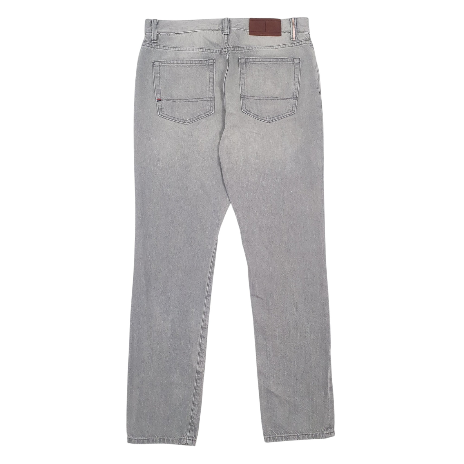 TOMMY HILFIGER Chino Trousers Cotton Grey Mens W31 L30 image 3