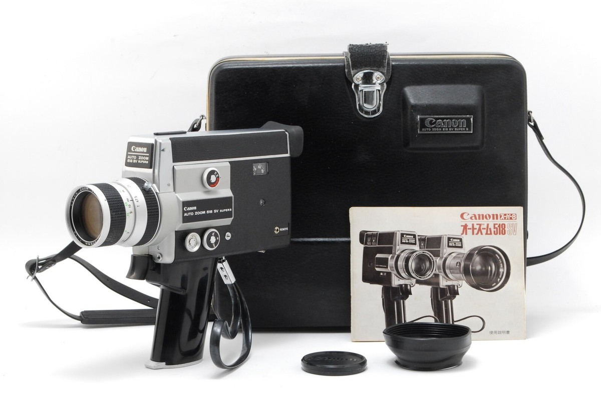 <完動品> Canon AUTO ZOOM 518 SUPER8 8mm Auto Zoom 518 Super 8 - Canon Camera Museum