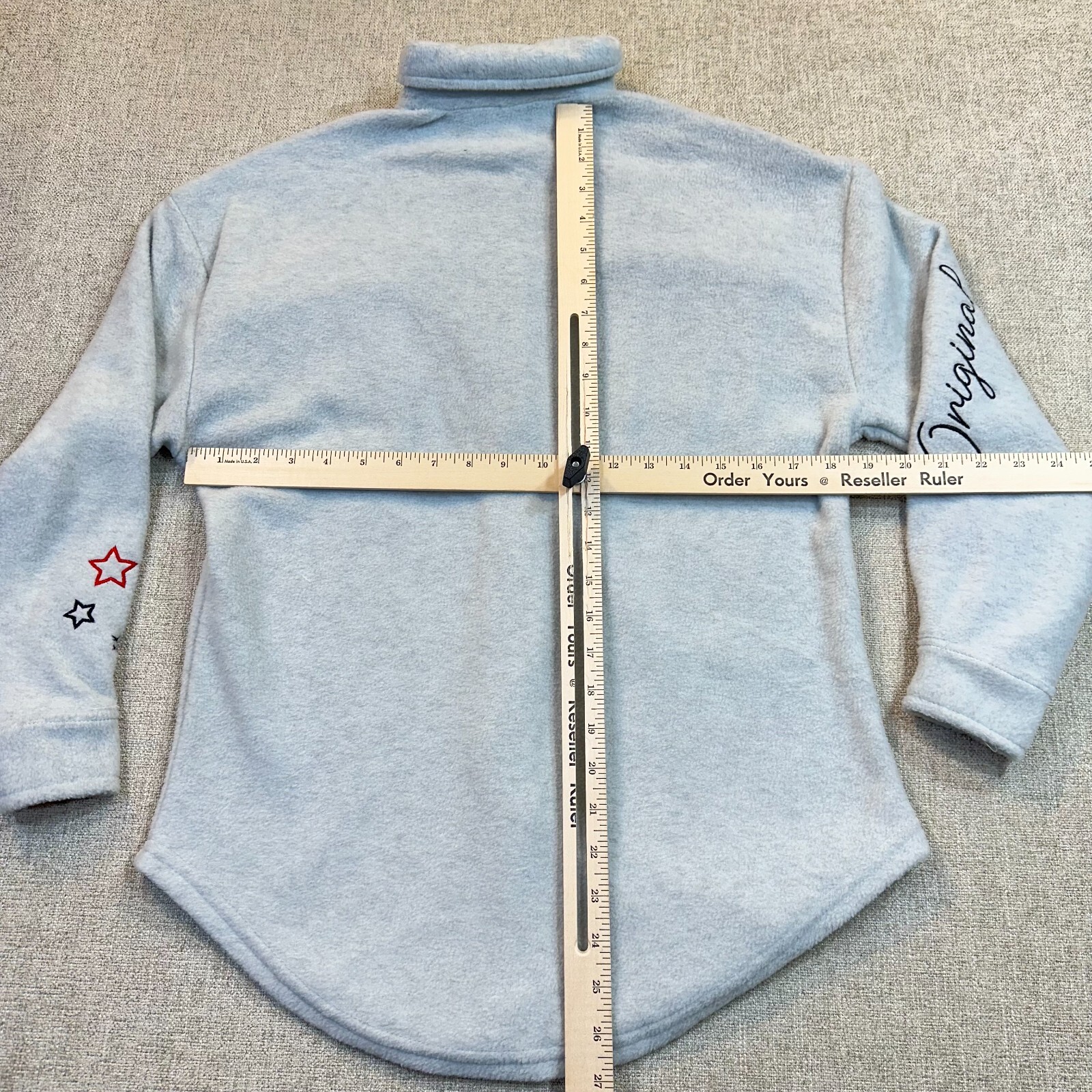 Mickey Mouse Fleece Shacket Buttoned Jacket Embro… - image 11