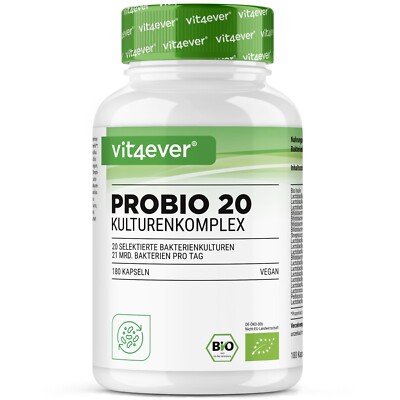 Probio 20 Komplex - 180 Kapseln - 21 Milliarden Darmbakterien - Darmflora