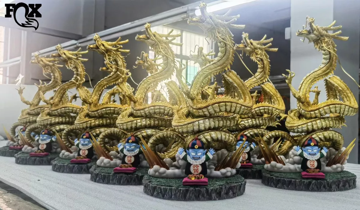 FOX Studio DragonBall DBZ Pilaf Shenron GK Resin Painted LED