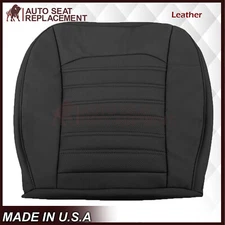 2013 2014 2015 Ford Fusion Driver Bottom Replacement Seat Cover In Black Leather