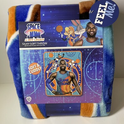 Space Jam A New Legacy Throw Blanket – 40 X 60 Inches, Lebron James Design, Franco Brand