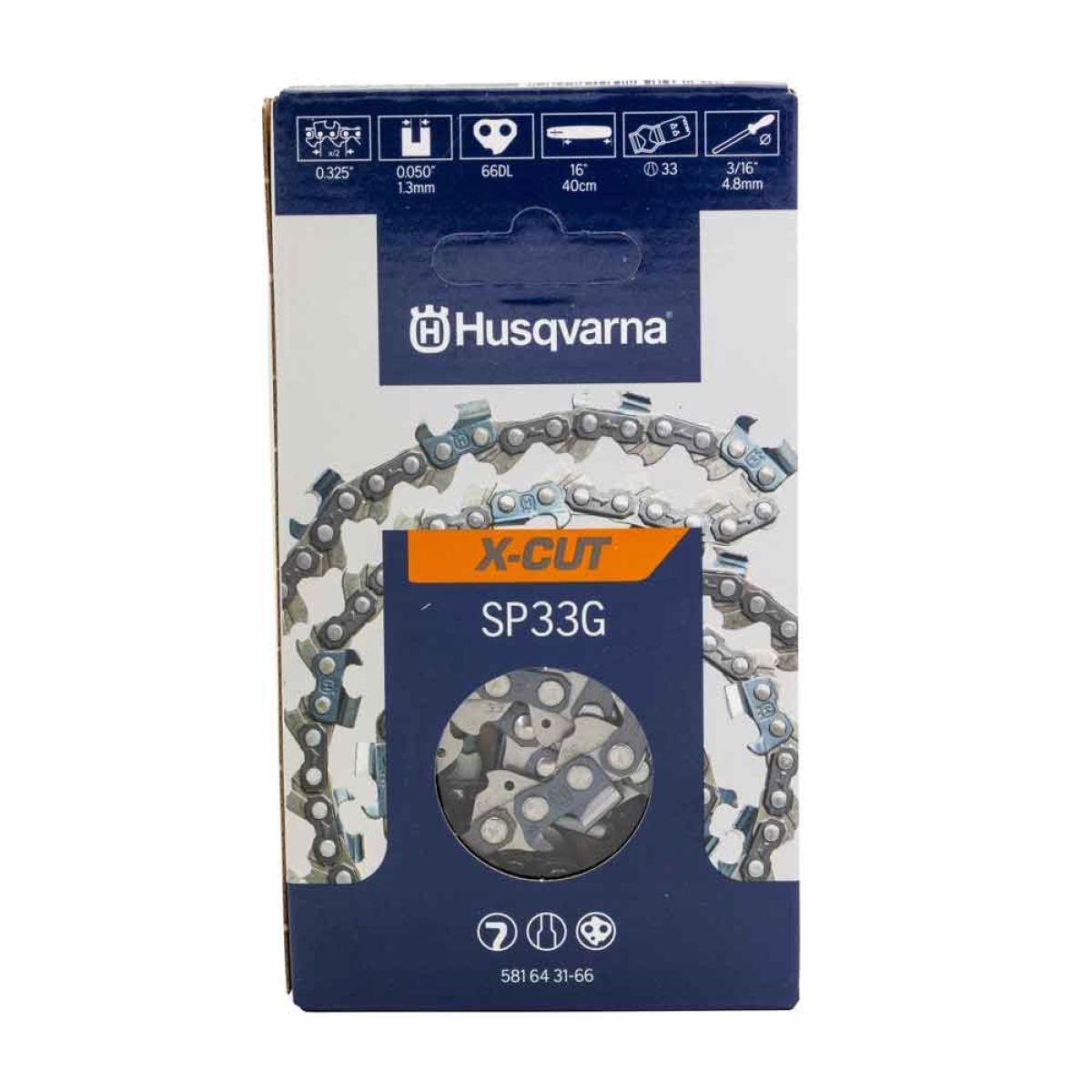 Husqvarna Sägekette X-Cut Sp33G 40Cm .325" Hm 1,3Mm 66T 581643166 (7393080694362