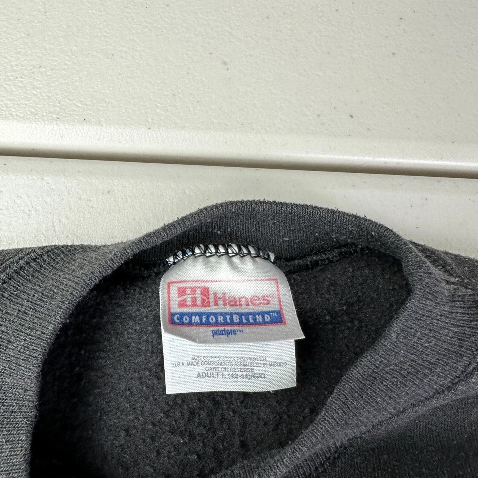 Suéter Vintage Sam's Town Las Vegas Wolf Negro Hombre Talla Grande L Foto 4 de 4