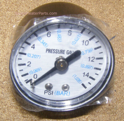 21-1115 Air pressure gauge 15PSI, 1/8
