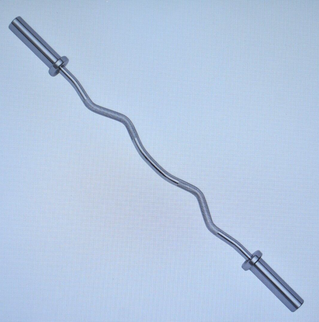 Everyday Essentials Olympic Super Curl Barbell Weight Bar 48