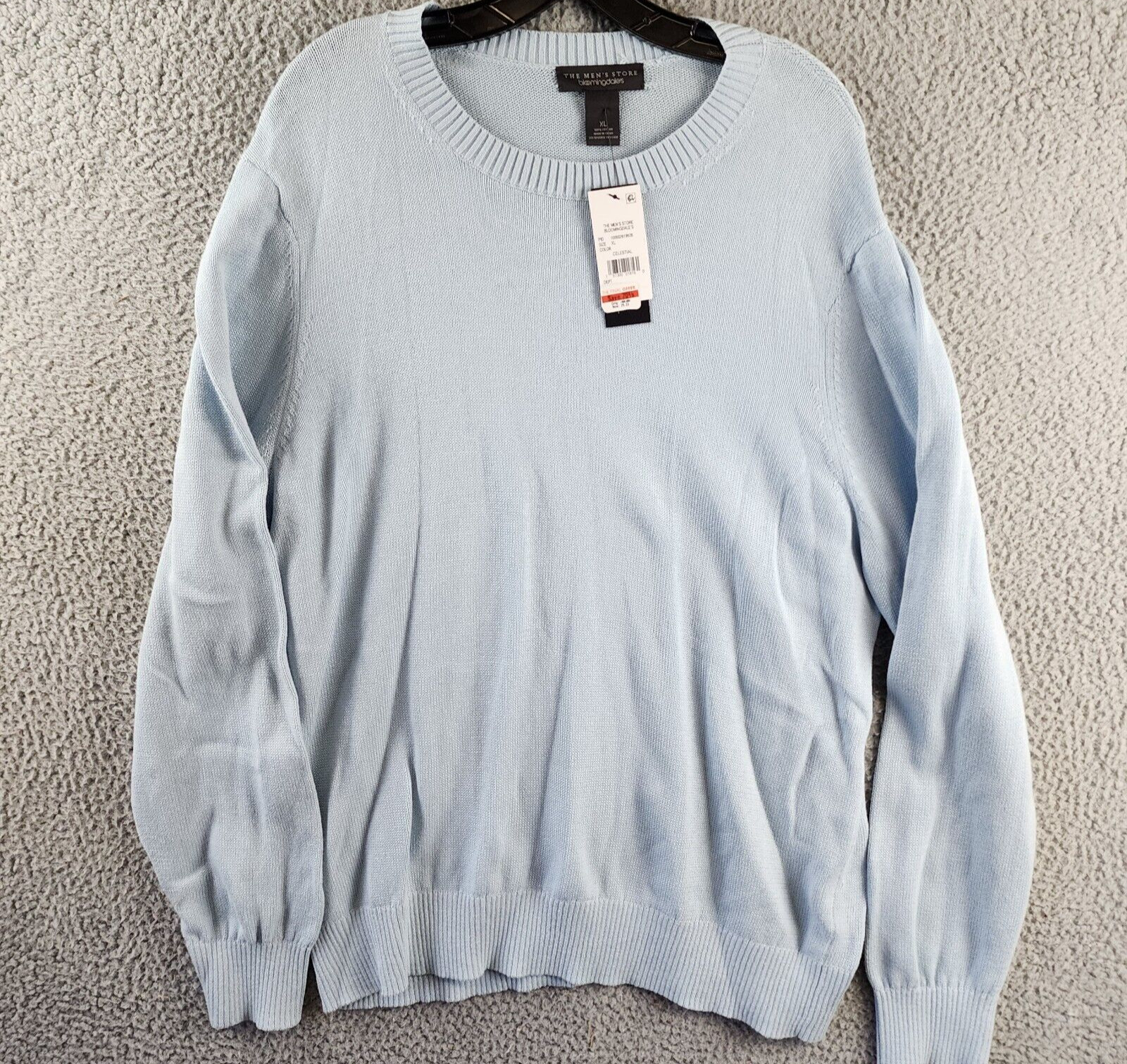 The Mens Store at Bloomingdales Crewneck Sweater Mens XL Celestial Pullover