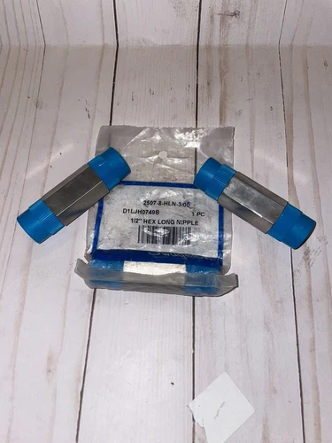 3- each- Swagelok 2507-8-HLN-3.00 Hex Pipe Nipple, 3.0" x 1/2" Super Duplex