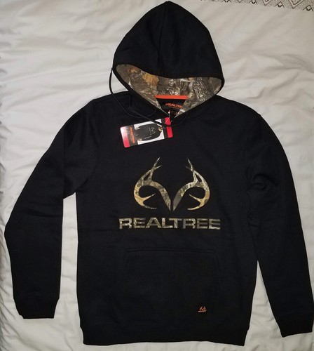 Realtree Deer Assorted Black Grey Green Hooded Hoodie Sweatshirt Size Medium NEW - Picture 4 of 34