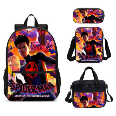 Spiderman 2023 Spider-Verse Movie School Backpack Cooler