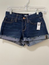 OLD NAVY Girls Denim Adjustable Waist Shorts NWT Size 10