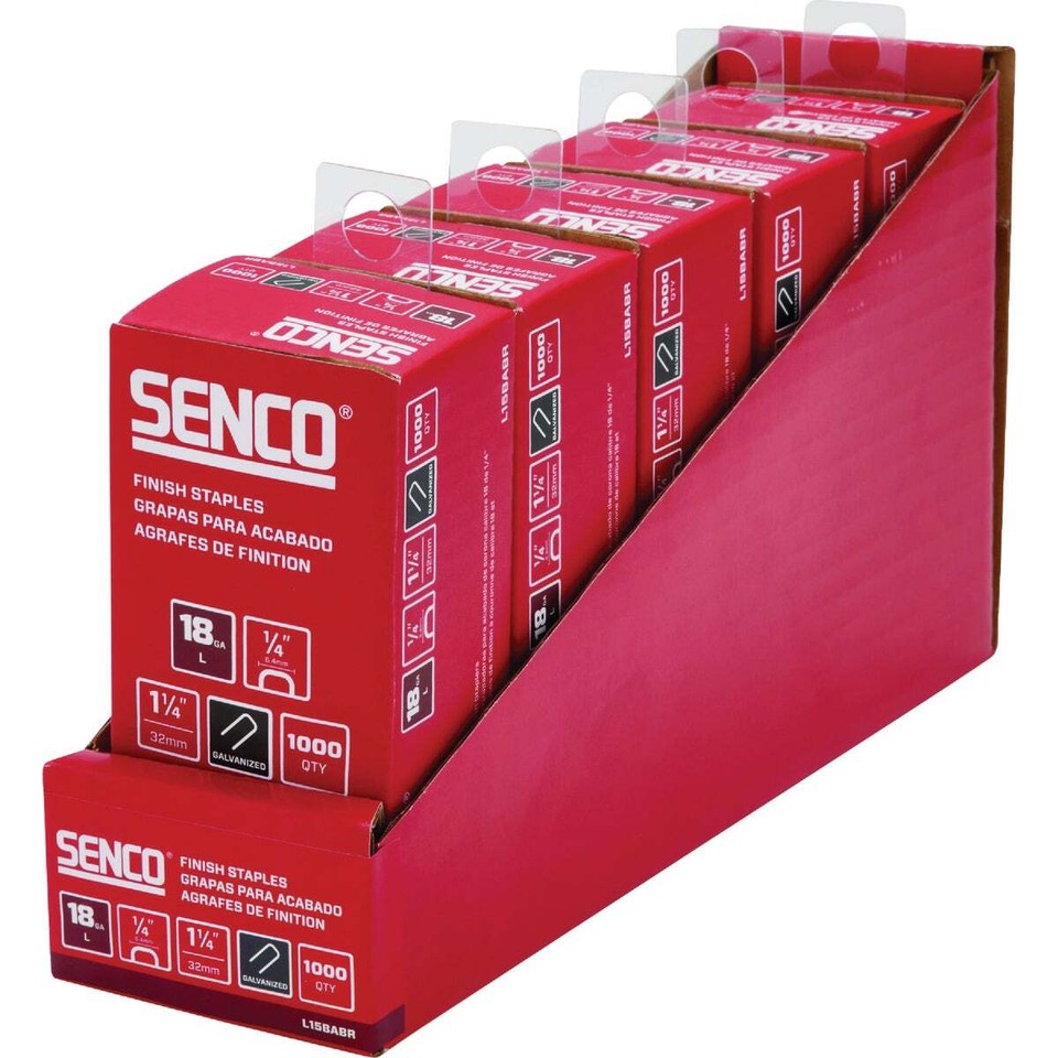 Senco AccuSet 1/4 In. x 11/4 In. 18Gauge Galvanized Medium Wire