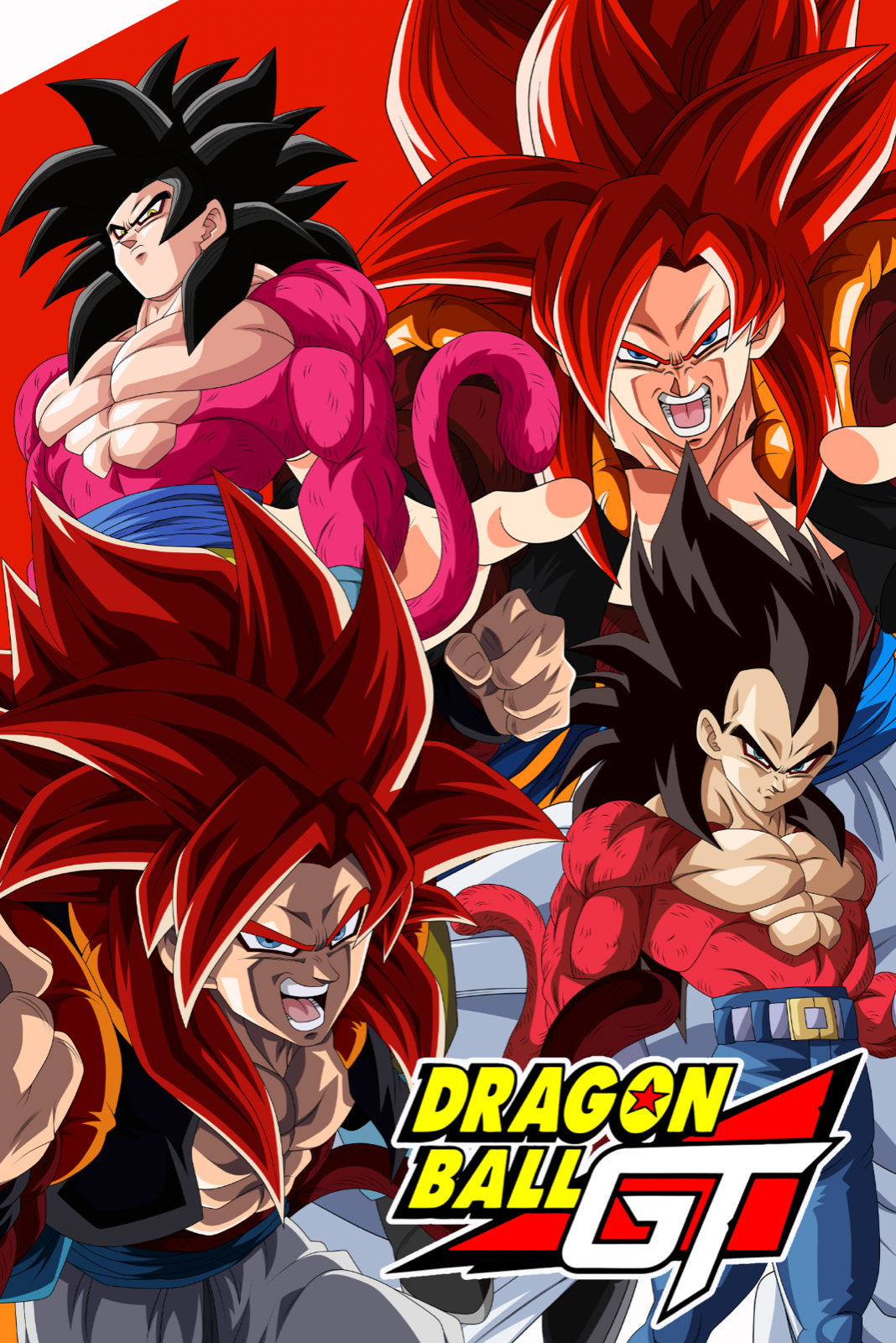 Dragon Ball GT Poster Baby-Vegeta Goku SSJ4 12in x 18in Free