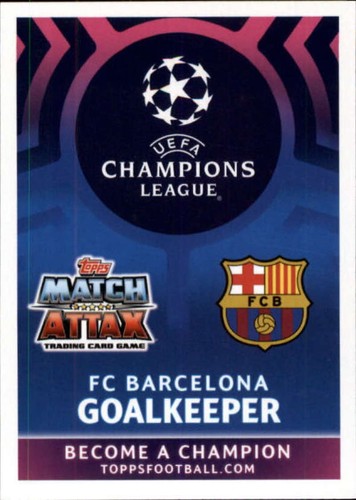2018-19 Topps Match Attax Title Winners #TW1 Marc-Andre Ter Stegen FC Barcelona - Picture 2 of 2