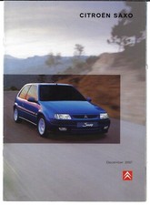 Citroen Saxo 1997-98 Uk Market Sales Brochure Vts Vtr Exclusive Sx X