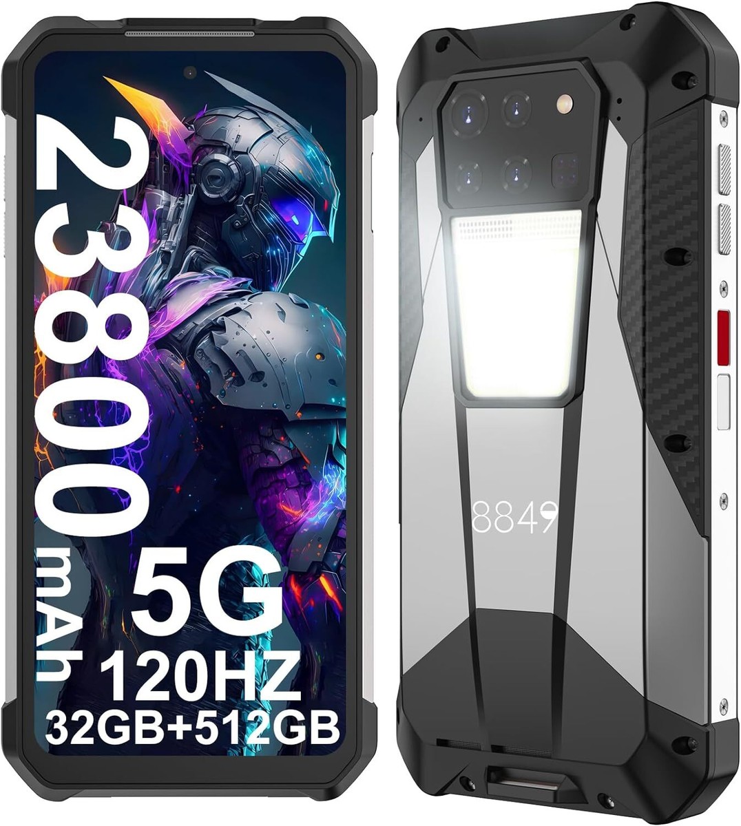 スマートフォン本体 Unihertz 8849 TANK3 Unihertz Tank 3 Smartphone 5G 512GB Phones (Support T-Mobile