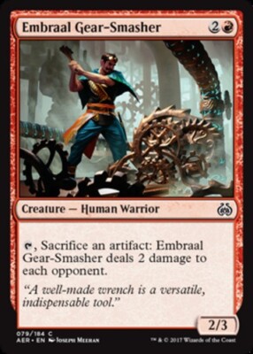 Embraal Gear-Smasher Light Play, English Magic the Gathering MTG Aether Revolt