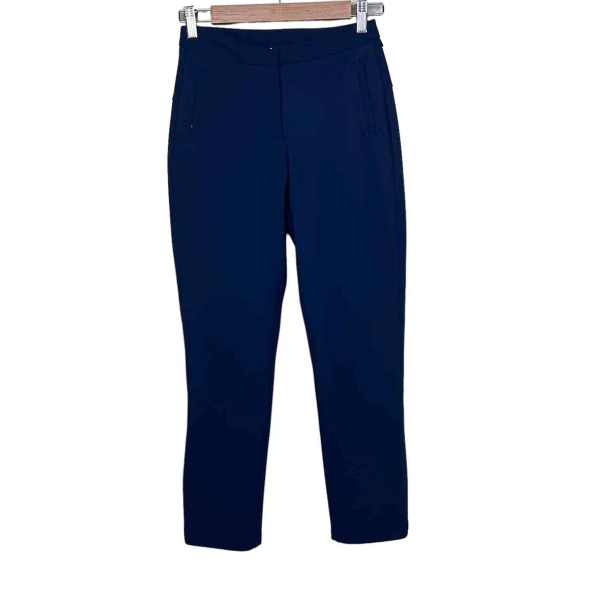 Lululemon On The Move Pant *28 sz 2 True Navy W5BGZS Women’s Travel  Reflective