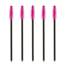 50x Wimpernbürstchen Pink Rosa Mascarabürst...