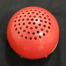 Red Spherical Mini Portable Speaker, Plastic, Wired 3.5mm Audio Jack