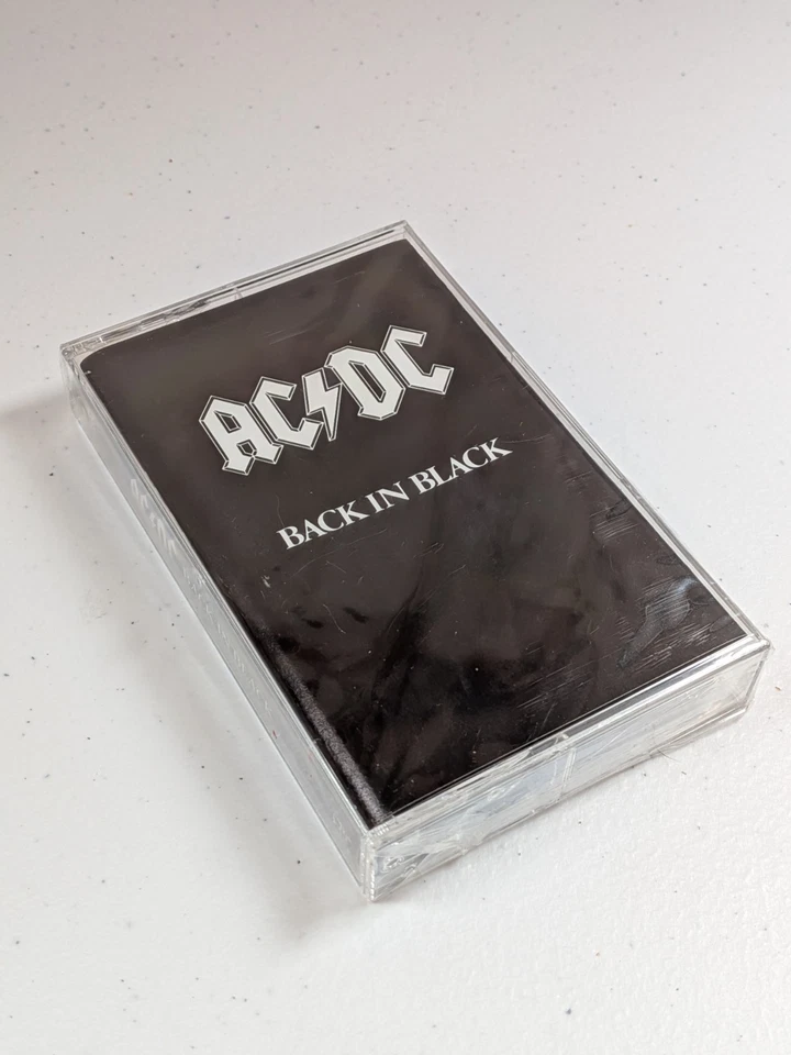 AC/DC Back in Black (Cassette) ATCO 92418-4 NOS sealed Clear Case MINT - Image 2 of 4