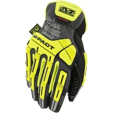 SMC-C91-008 Hi-Viz M-Pact Open Cuff E5 High-Visibility Impact Gloves -